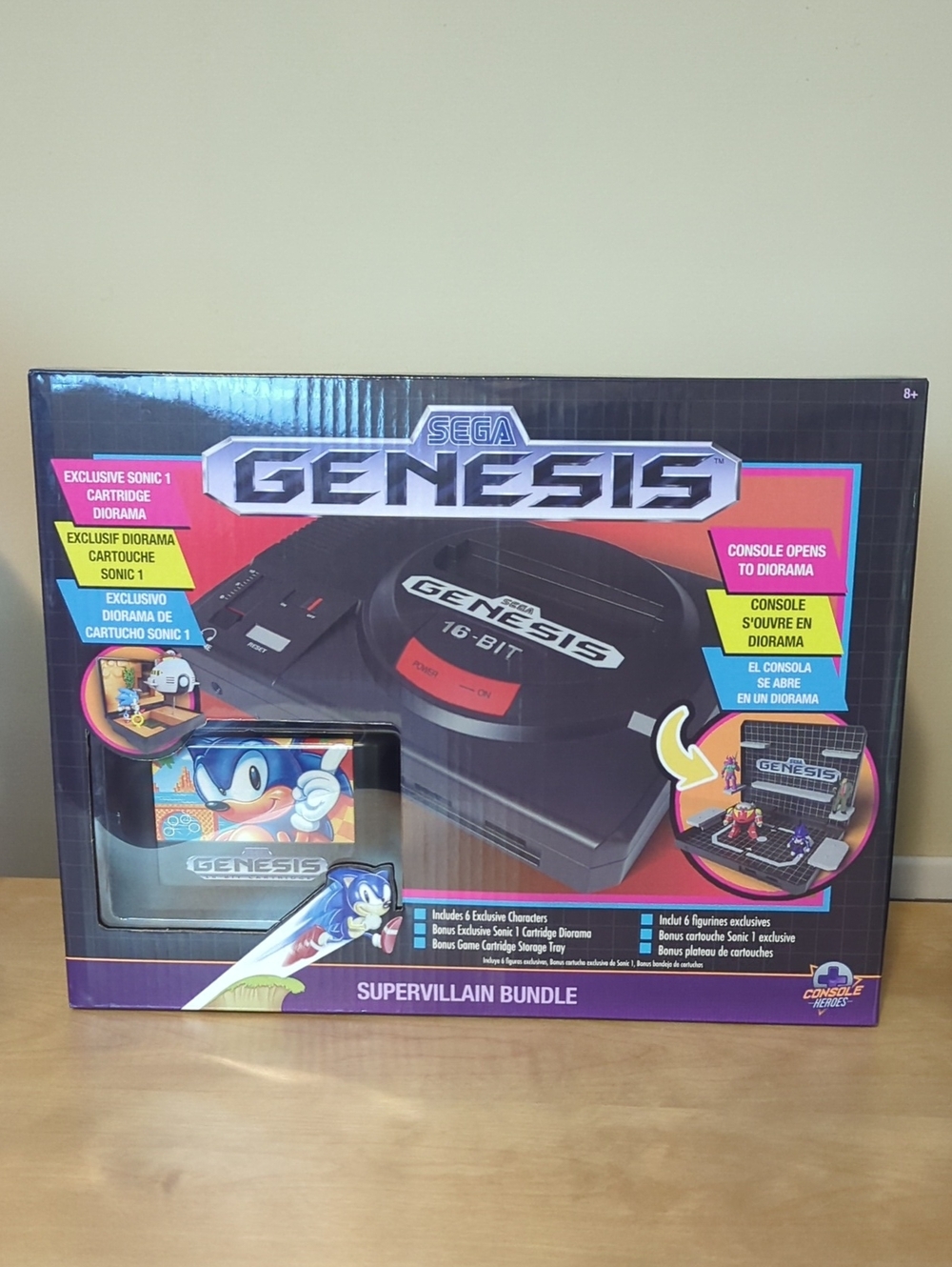 Sega Genesis Supervillain Bundle Playset Brand New